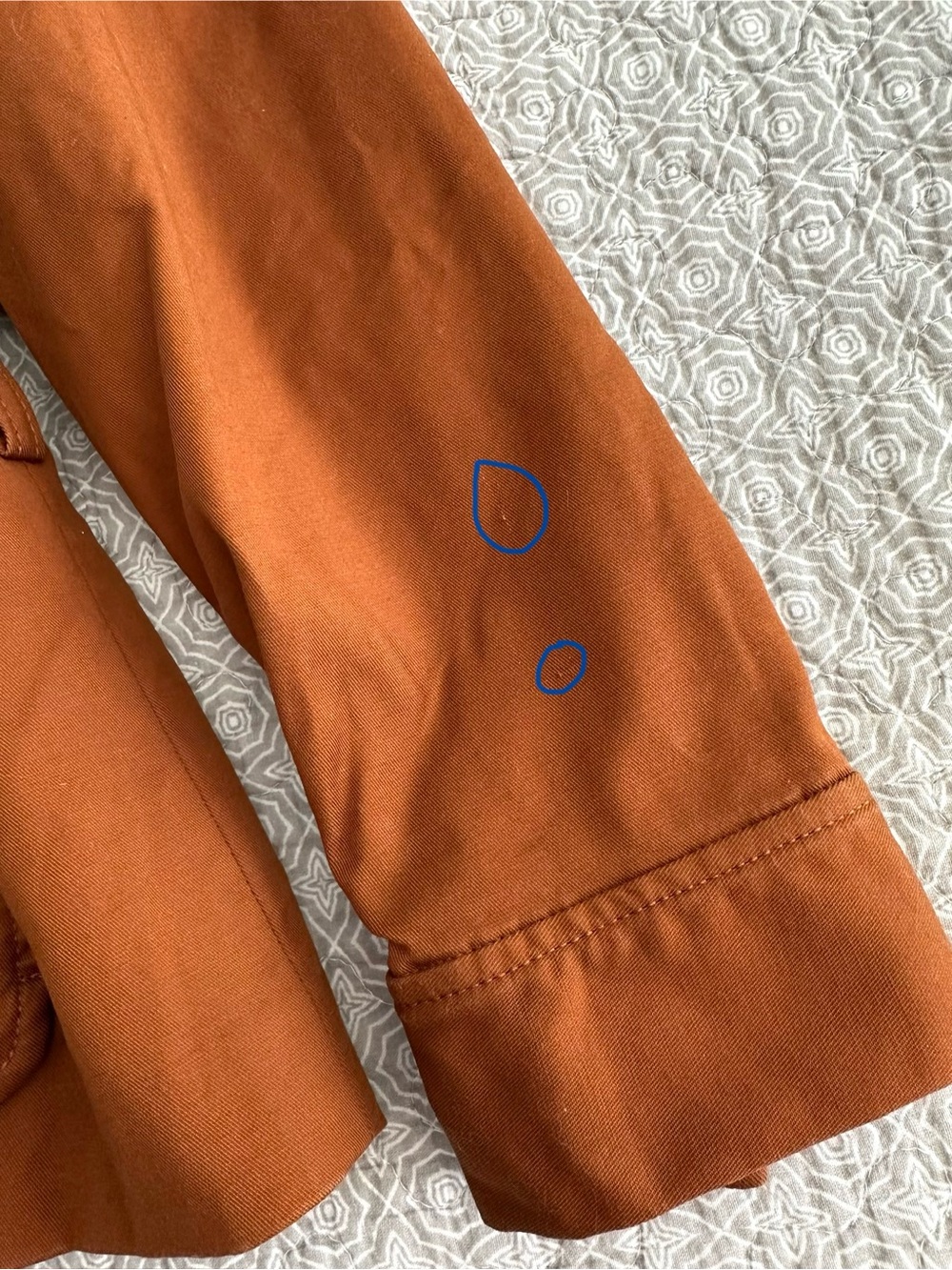 Banana Republic x Harbison Safari Belted Utility Jacket Rust Brown Oversized XS - Picture 15 of 15